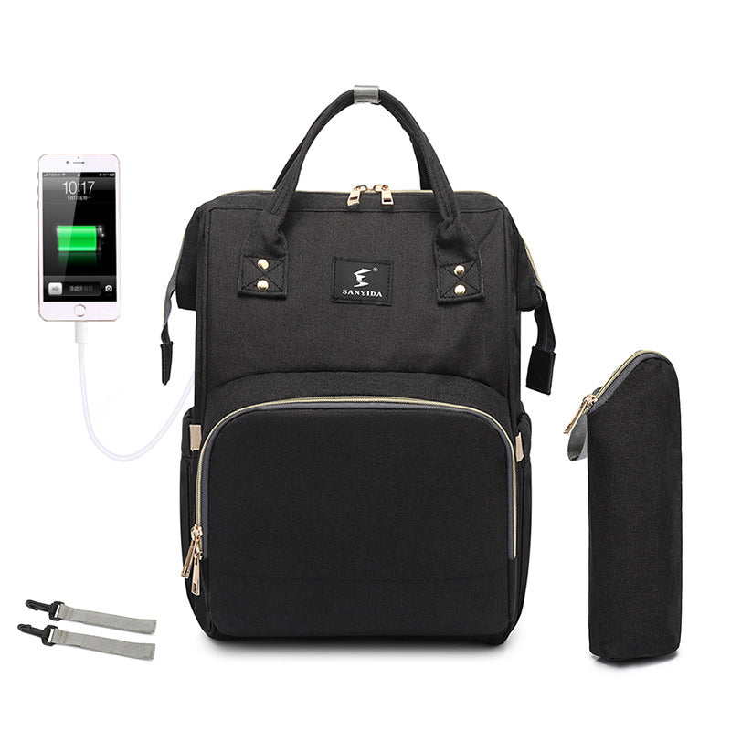 Diaper Bag Backpack – Multifunctional Travel Backpack for Maternity & Baby Changing with Large Capacity, Waterproof Design