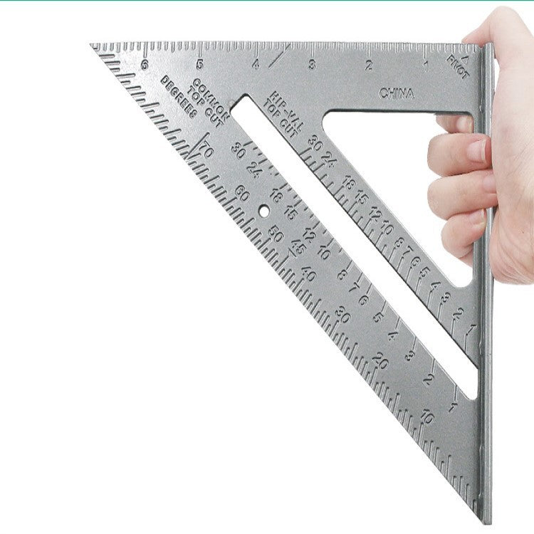 Aluminum alloy woodworking measuring square Ruler