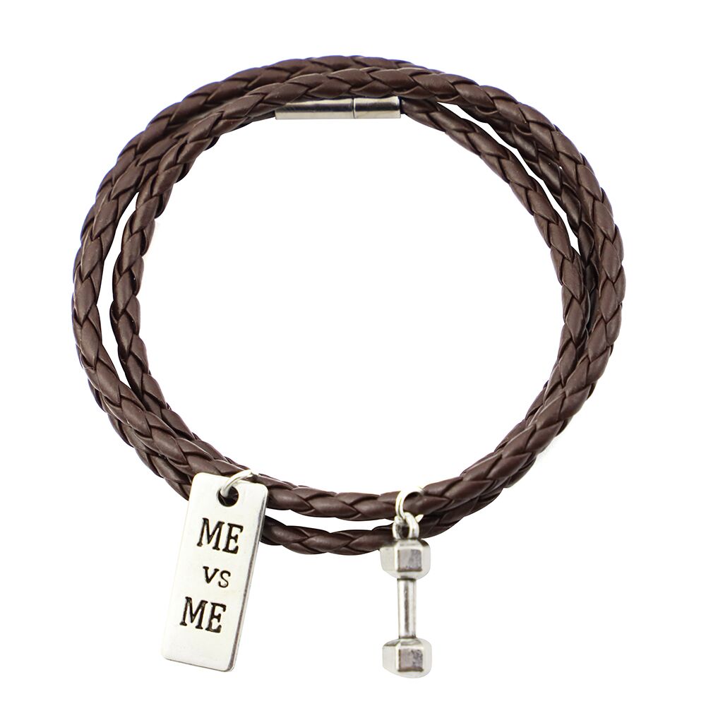 3 Laps Friendship Orange Leather Woven Women Jewelry Bangle Cuff Wristband 60CM PU Rope Bracelet