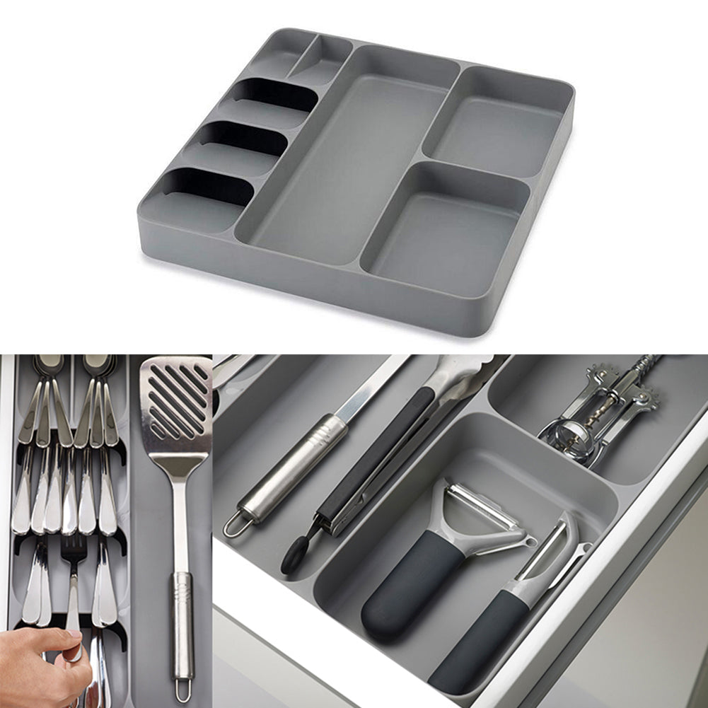 Drawer Storage Box Drawer Organizer Box Set, 5 PCS Multi-Use Individual Storage Containers, Junk Drawer Divider Organizers and Storage Trays