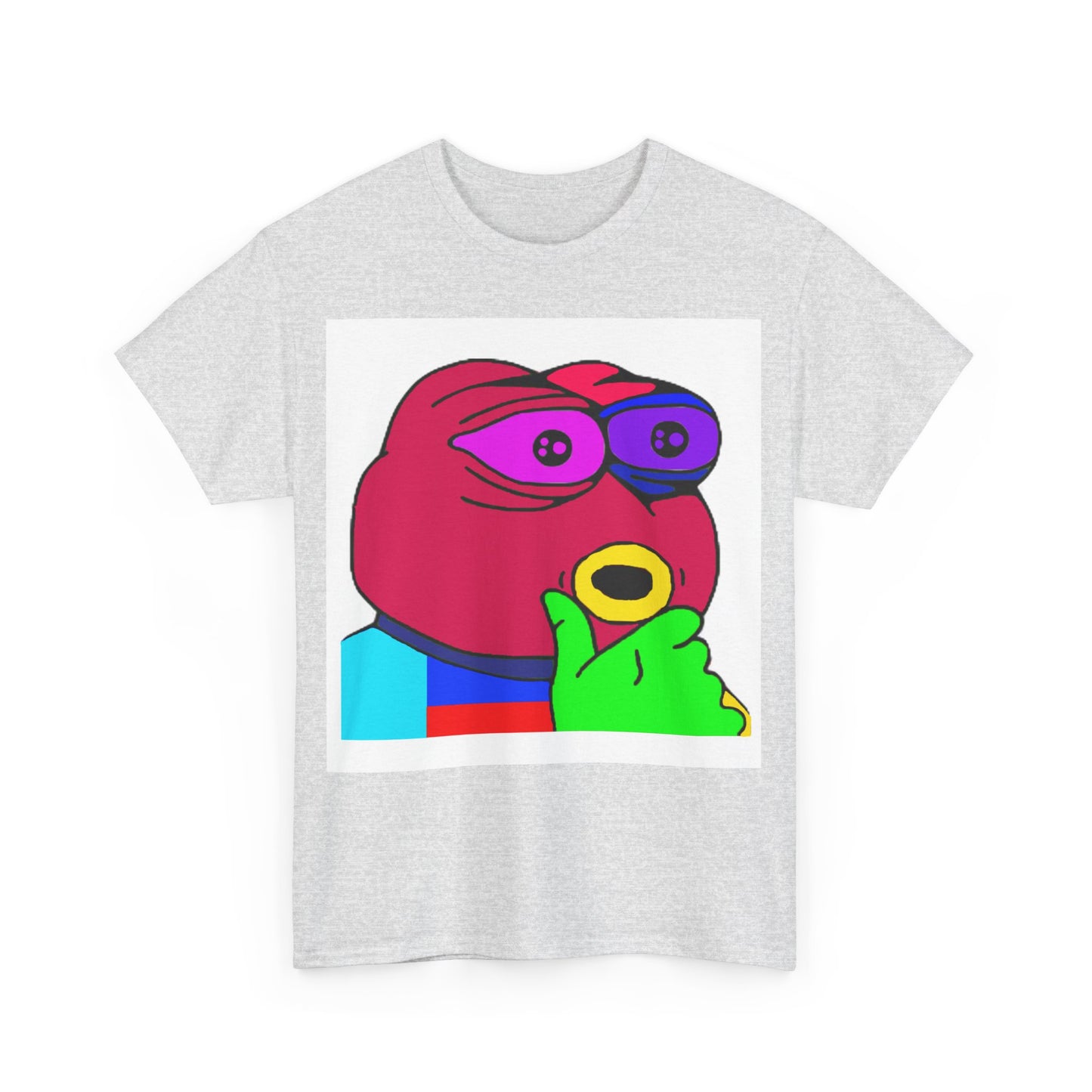 Frog Unisex Heavy Cotton Tee for Men and Women in Multiple Sizes