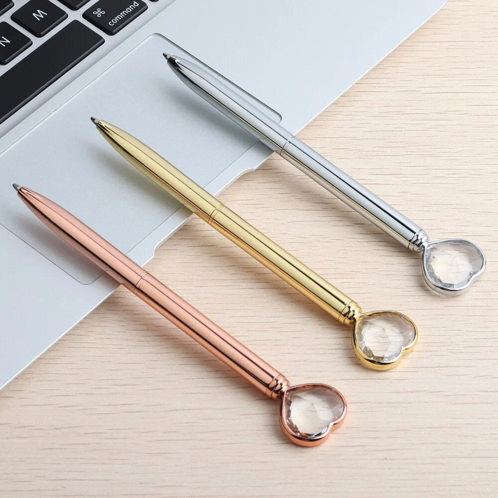 Creative Crystal Love Ball Diamond Metal Pen