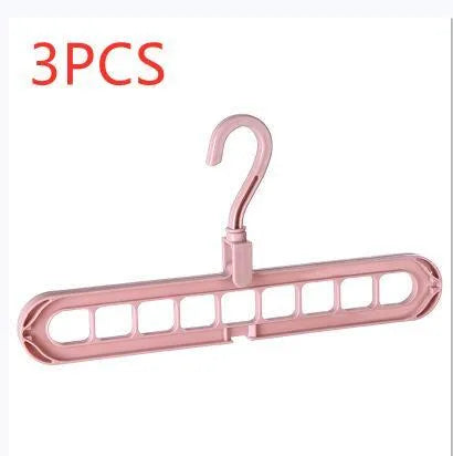 9 Hole Clothes Hanger Organizer Space Saving Wardrobe Solution