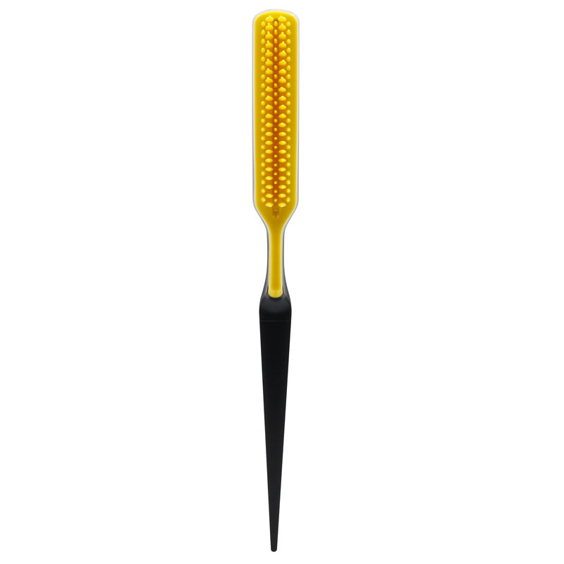 Brush Hair Curler, Air Feeling Fluffy Comb, 17 Comb Teeth Hair Fluffy Curling Roll Comb, Anti-Slip Curling Wand Hairstyling Comb