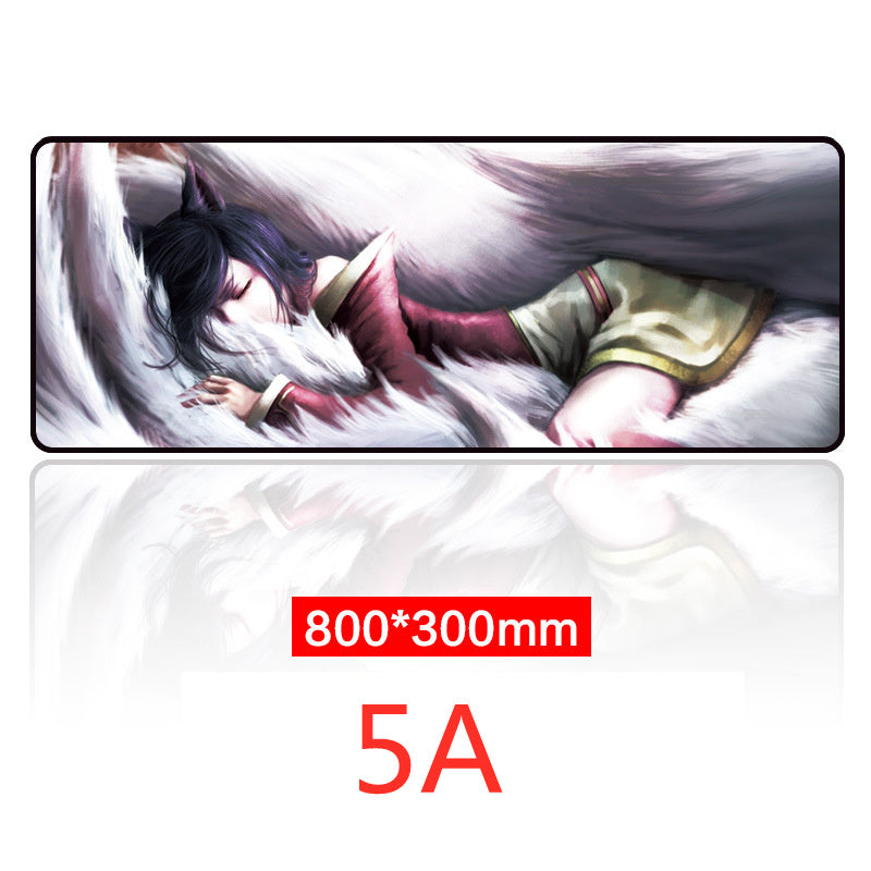 Extra Large RGB Gaming Mouse Pad, Extended Soft LED Mouse Pad, Anti-Slip Rubber Base, Computer Keyboard Mousepad Mat