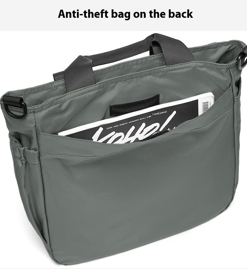 Multi-Layer Large Capacity Shoulder Bag for Men – Stylish and Practical for Business Travel