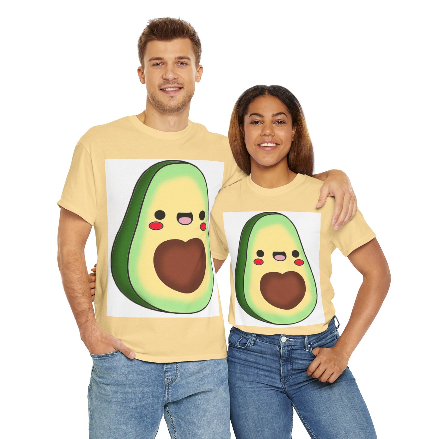Avocado Unisex Heavy Cotton T-Shirt Available in Sizes S to 5XL
