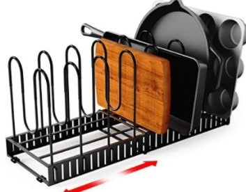 8 Tiers Iron Storage Racks,Kitchen Organizer,Shelf Holder Black,Drain Rack, Drying For Sink For Tableware Kitchen Organizer