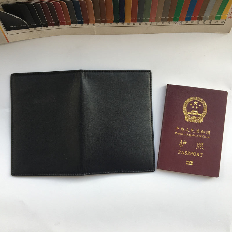 Genuine Leather Passport Case, RFID Passport Cover with Credit Card Holder for Women and Men Family ID Travel RFID Antimagnetic Passport Holder