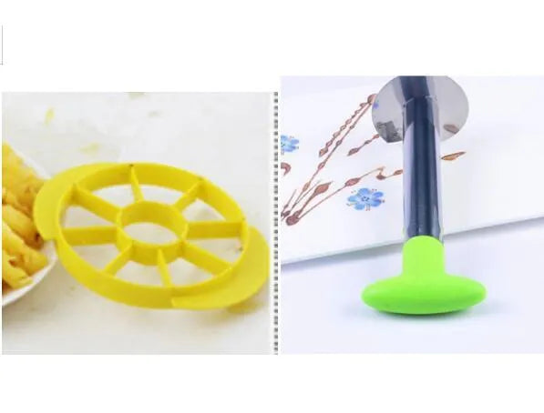 Stainless Steel Pineapple Peeler Slicer Corer Kitchen Tool Easy to Use Fruit Cutter