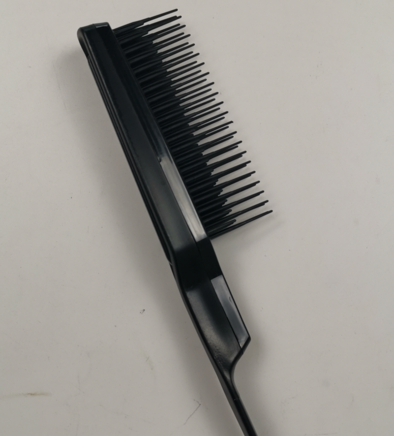 Brush Hair Curler, Air Feeling Fluffy Comb, 17 Comb Teeth Hair Fluffy Curling Roll Comb, Anti-Slip Curling Wand Hairstyling Comb