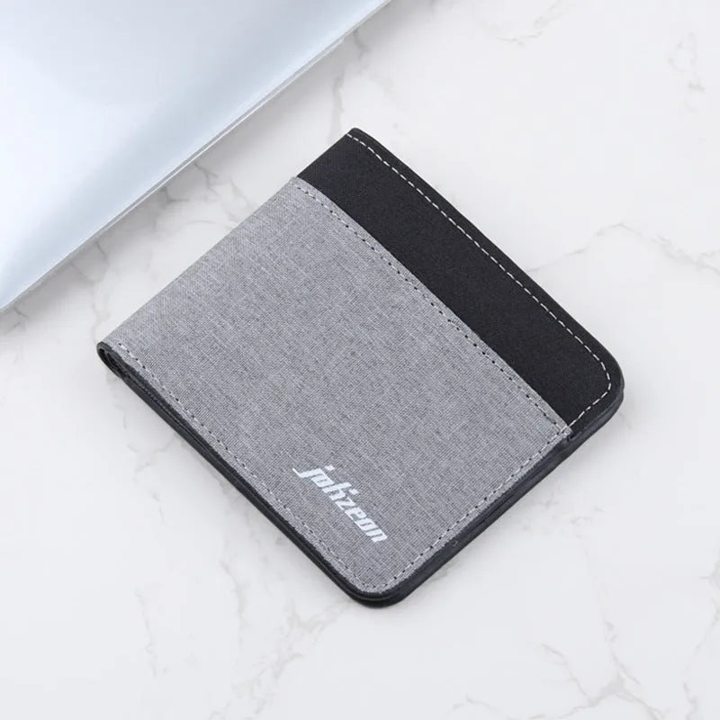 Personalized Trendy Niche Contrast Color Wallet for Men