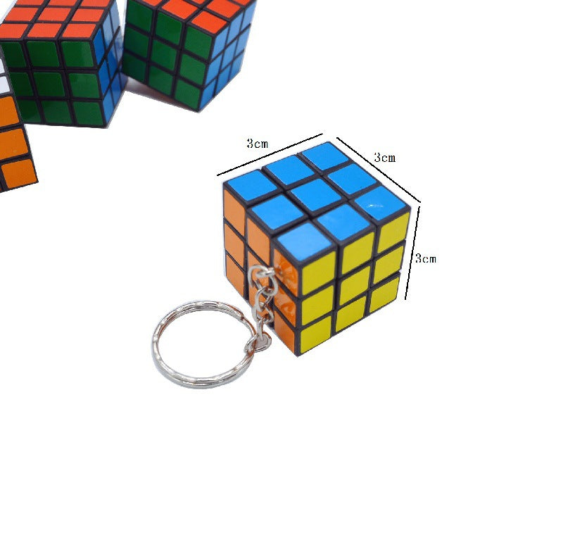 Speed Cube Set of 2x2 3x3 Cylinder Trihedron Pyramid and Magic Ball Cubes Magic Cube Set Brain Teasers for Kids and Adults Stickerless Keychain