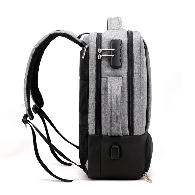 Laptop Backpack 15.6 Inch – Business Slim Durable Travel Backpack with USB Charging Port, Ideal for Men and Women