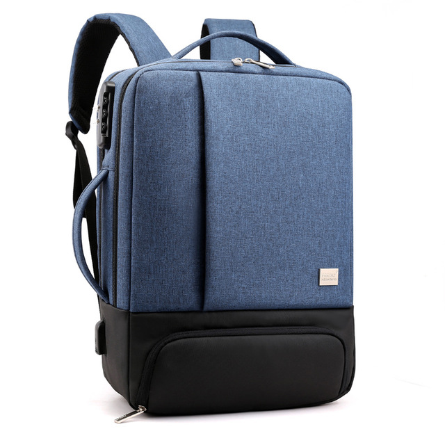 Laptop Backpack 15.6 Inch – Business Slim Durable Travel Backpack with USB Charging Port, Ideal for Men and Women
