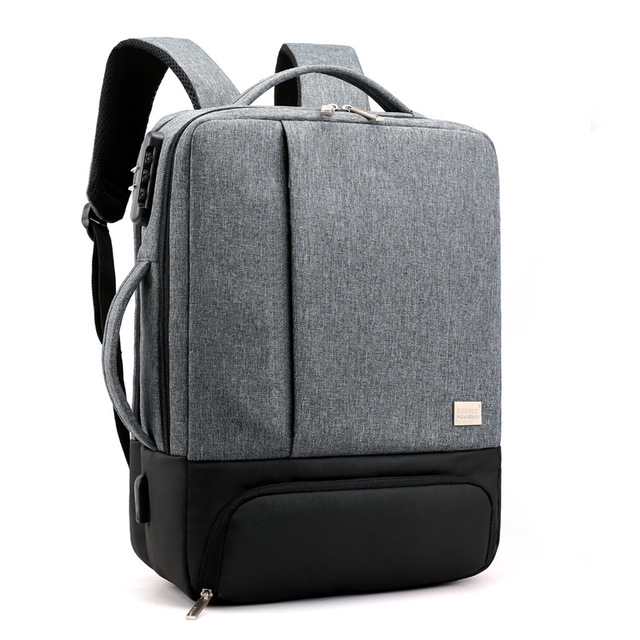 Laptop Backpack 15.6 Inch – Business Slim Durable Travel Backpack with USB Charging Port, Ideal for Men and Women