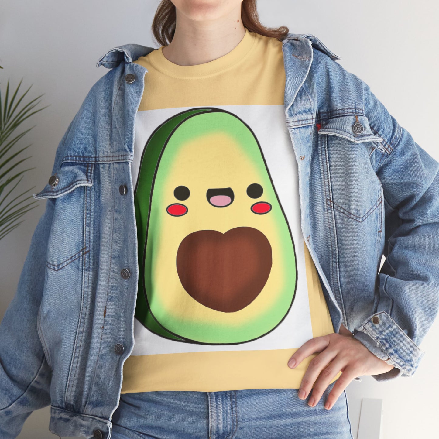 Avocado Unisex Heavy Cotton T-Shirt Available in Sizes S to 5XL