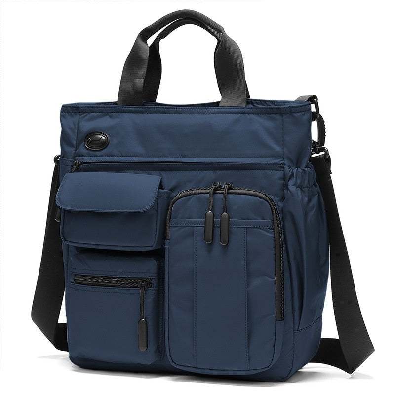 Multi-Layer Large Capacity Shoulder Bag for Men – Stylish and Practical for Business Travel
