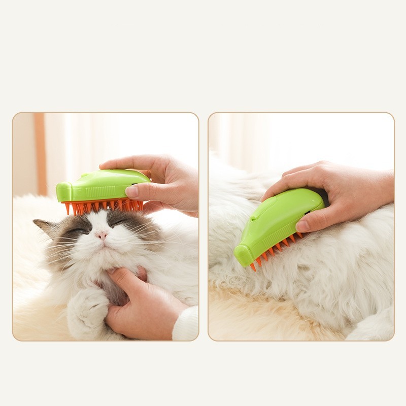3 In 1 Pet Steam Brush Cat Dog Cleaning Steamy Spray Massage Beauty Comb Hair Removal Grooming Supplies,Pets Accessories