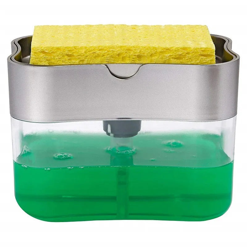 Multifunction Soap Dispenser Sponge Caddy Non Toxic Odorless Kitchen Rack Creative Bathroom Washing Soap Storage Box