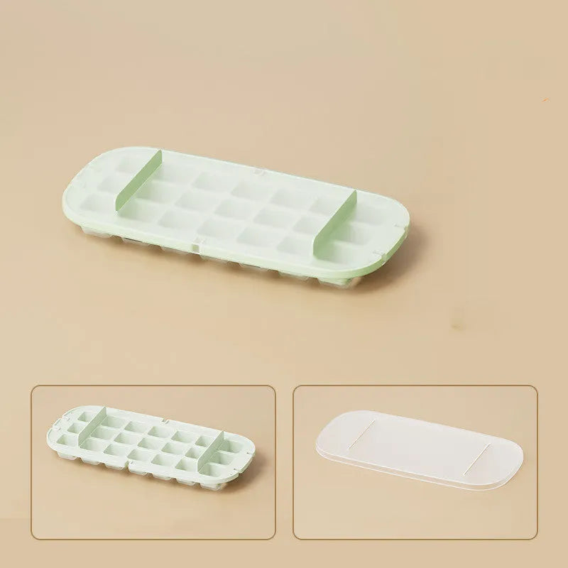 Ice Box High Capacity Ice Cube Tray Grid Food Grade Kitchen Gadget