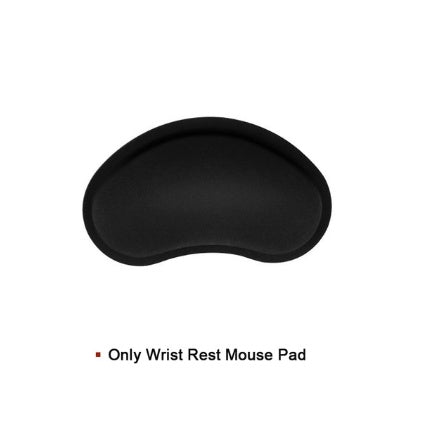 rip Silky Gel Memory Foam Wrist Rest for Computer Keyboard, Mouse, Ergonomic Design for Typing Pain Relief, Desk Pads Support Hand and Arm, Mousepad