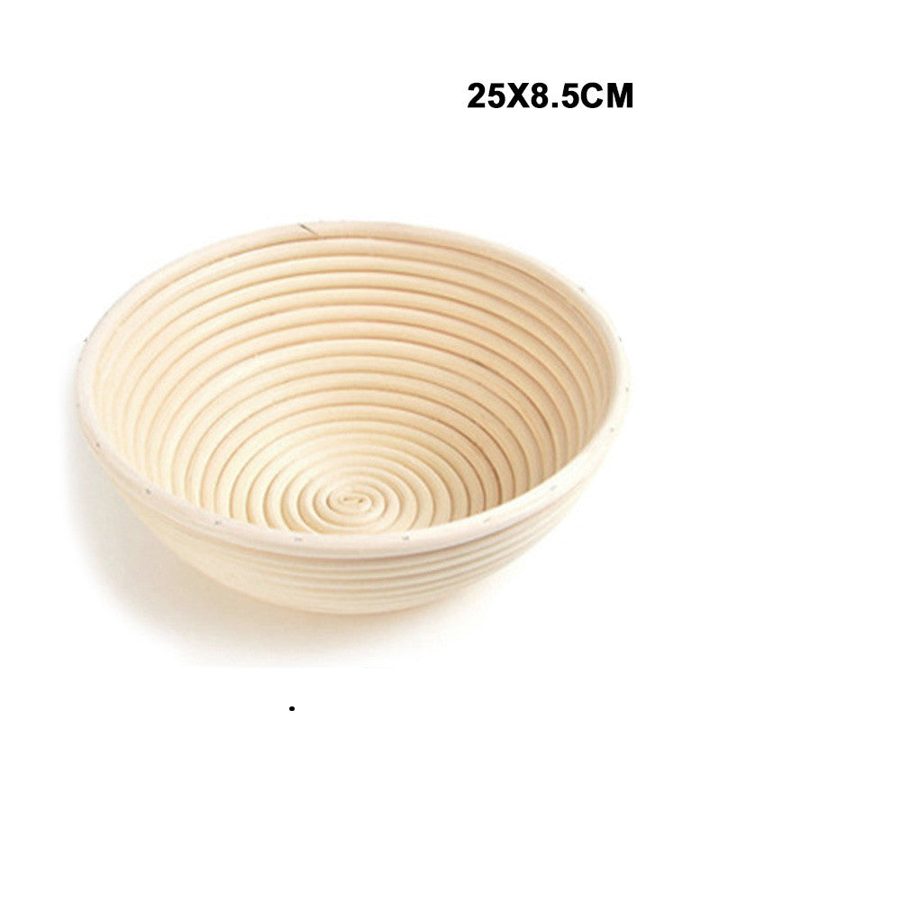 Rattan Bread Basket Round Fruit Baskets Wicker Storage Bowls Natural Woven Serving Basket Bowls Decorative Baskets