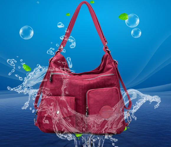 Luxury Women's Designer Crossbody Bag – Large Capacity Waterproof Nylon Tote Shoulder Bag
