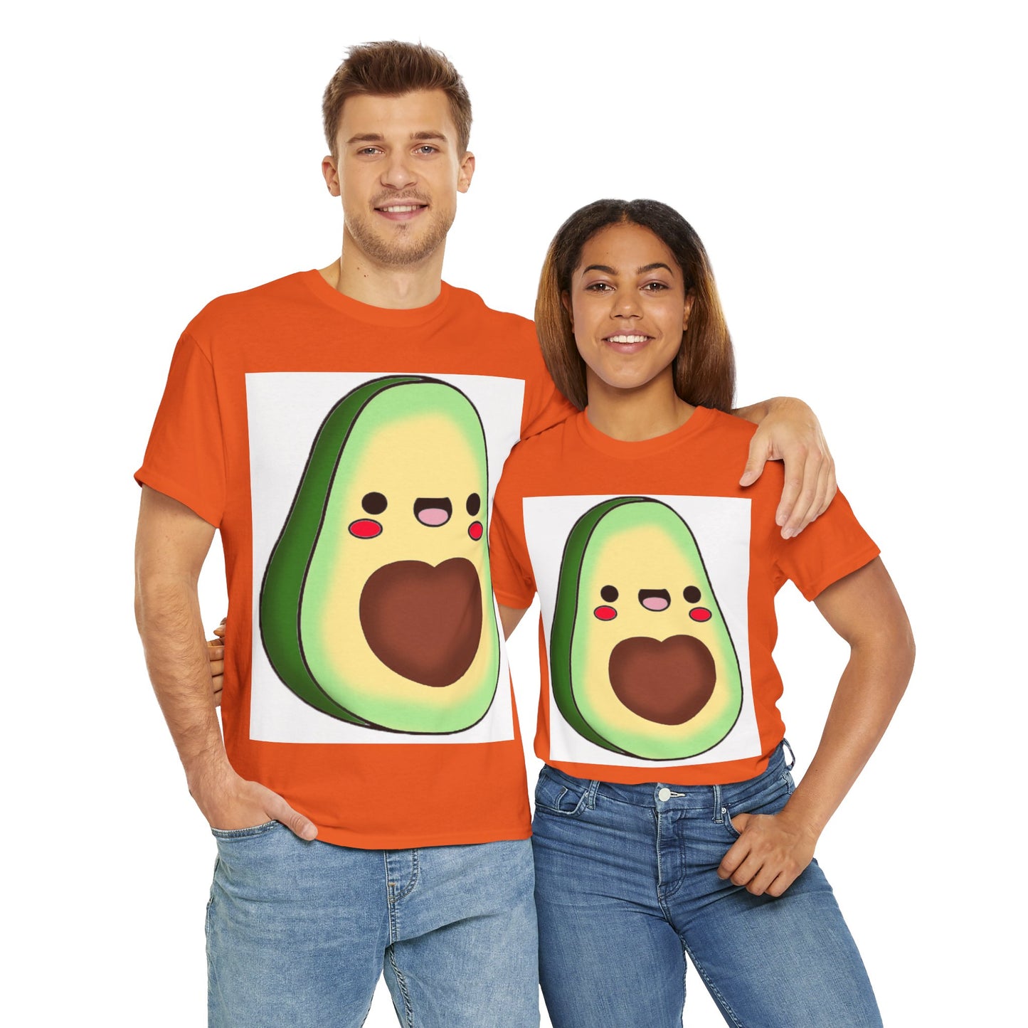Avocado Unisex Heavy Cotton T-Shirt Available in Sizes S to 5XL