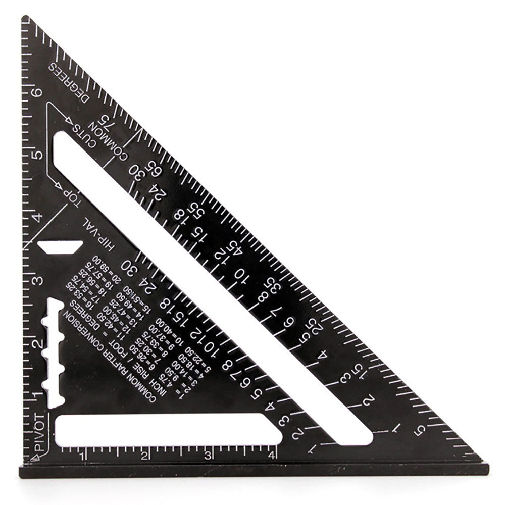 Aluminum alloy woodworking measuring square Ruler