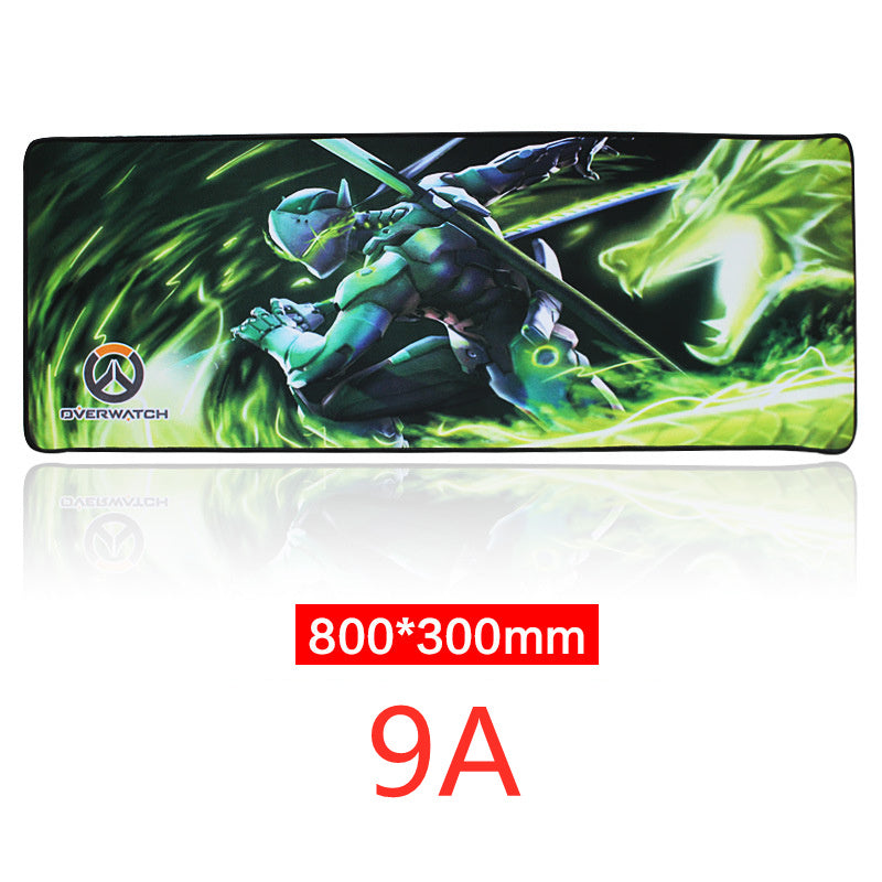 Extra Large RGB Gaming Mouse Pad, Extended Soft LED Mouse Pad, Anti-Slip Rubber Base, Computer Keyboard Mousepad Mat