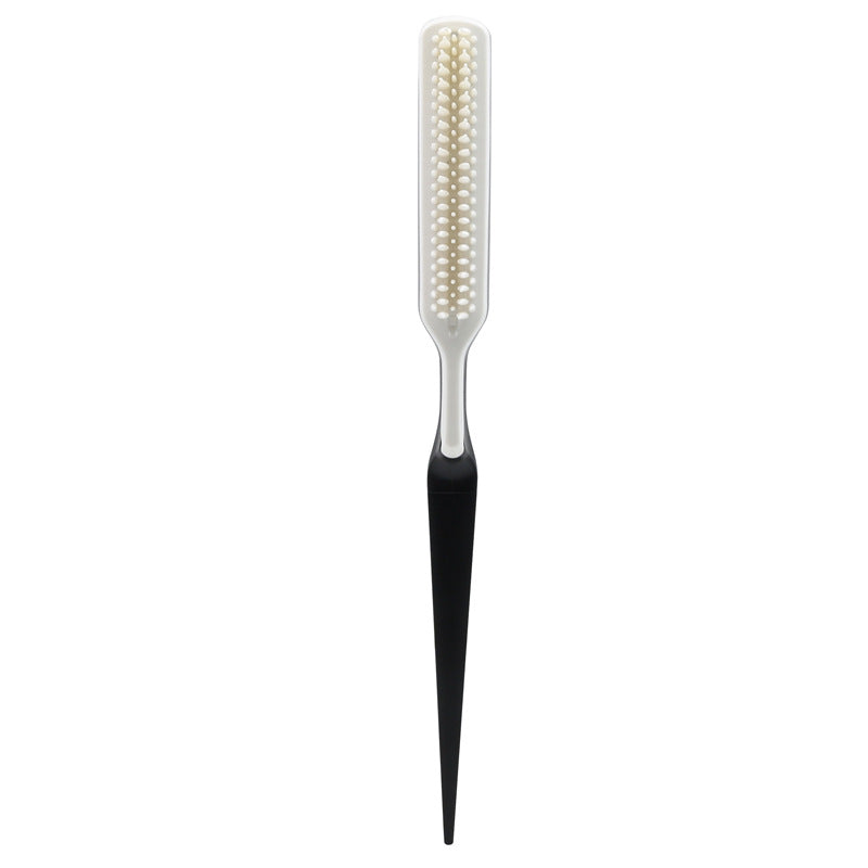 Brush Hair Curler, Air Feeling Fluffy Comb, 17 Comb Teeth Hair Fluffy Curling Roll Comb, Anti-Slip Curling Wand Hairstyling Comb