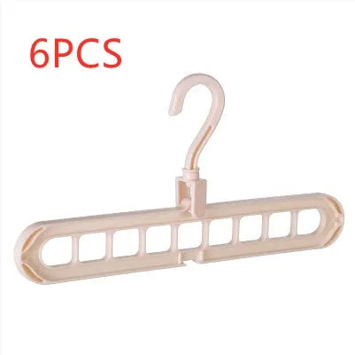 9 Hole Clothes Hanger Organizer Space Saving Wardrobe Solution