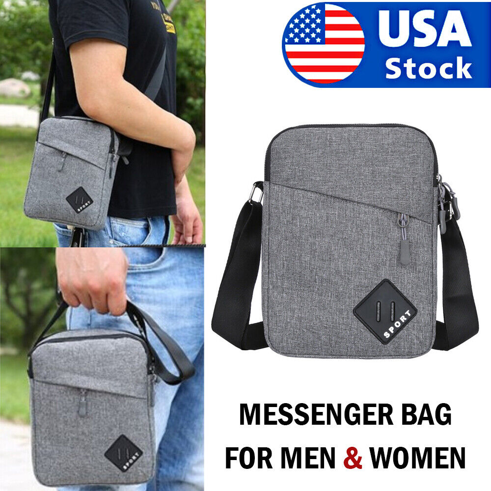 Men's Messenger Bag Crossbody Fanny Pack – Lightweight Small Backpack Shoulder Bag for Travel, School & Daily Use