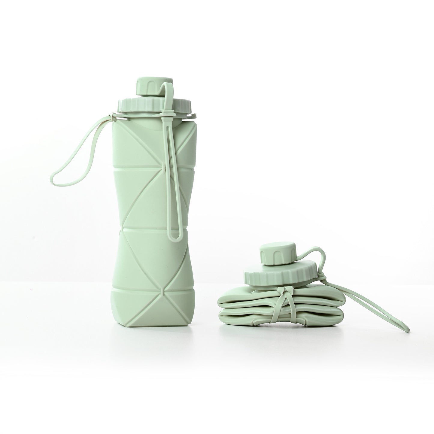 600ml Folding Silicone Water Bottle, Sports Water Bottle, Outdoor Travel Portable Water Cup,Running Riding Camping Hiking water bottle