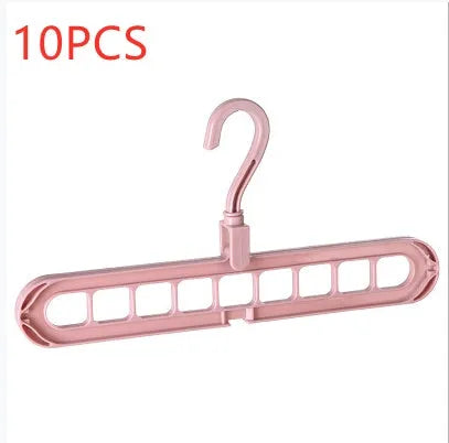 9 Hole Clothes Hanger Organizer Space Saving Wardrobe Solution