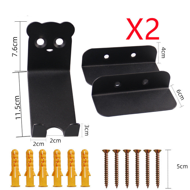 Bicycle rack wall hook Bike Hook, Bicycle Storage Hanger, Rubber Coated Heavy Duty Screw-in Ceiling Hooks for Tools, Garage Wall Organizer, 4 Pack