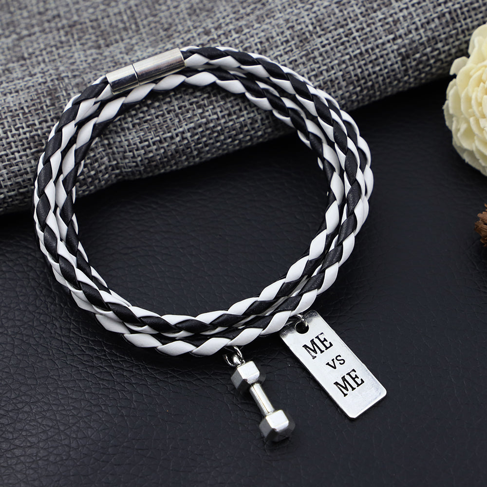 3 Laps Friendship Orange Leather Woven Women Jewelry Bangle Cuff Wristband 60CM PU Rope Bracelet