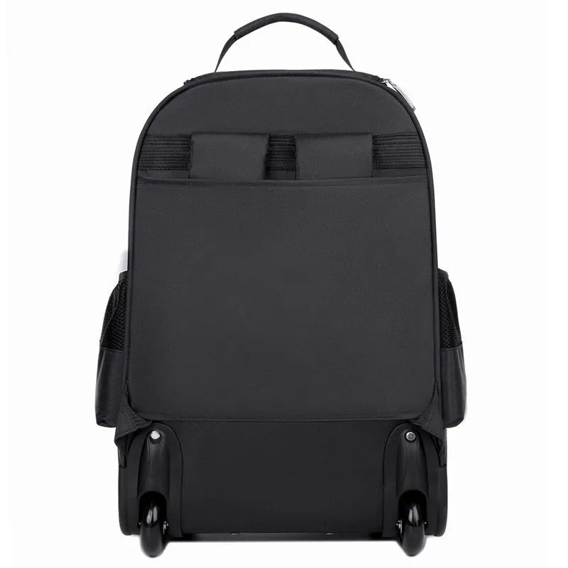 Trolley Backpack Ultra Light Large Capacity Single Directional Wheel Bag