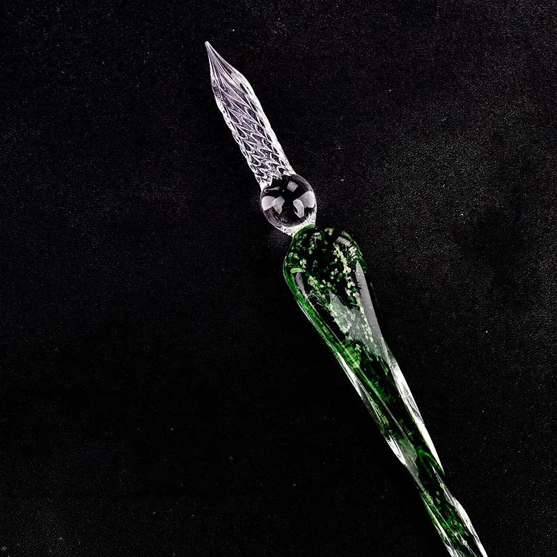 Creativity Luminous Glass Pen Crystal Dip Pen Handmade Writing Instrument