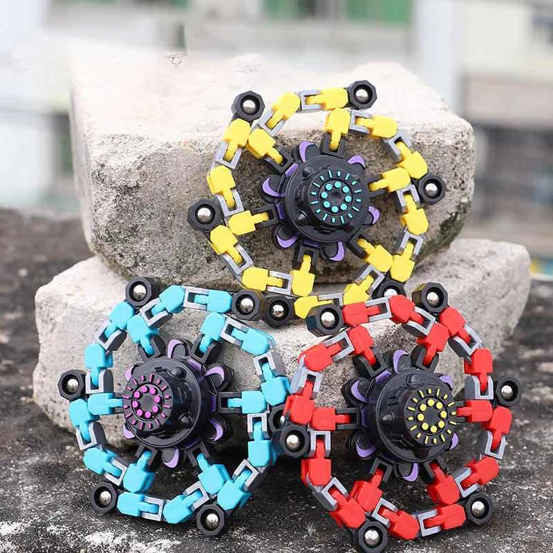 Deformed Fidget Spinner Chain Toys for Children Antistress Hand Spinner Vent Toys Adult Stress Relief Sensory Gyro Gift