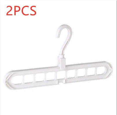 9 Hole Clothes Hanger Organizer Space Saving Wardrobe Solution