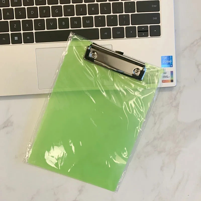 A4 A5 Office Folder PP Writing Pad in Red White Blue Green