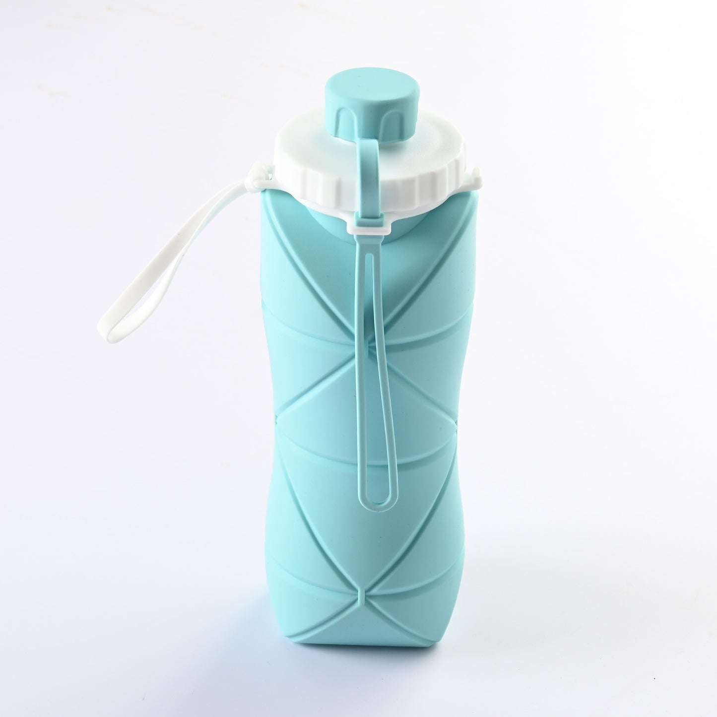 600ml Folding Silicone Water Bottle, Sports Water Bottle, Outdoor Travel Portable Water Cup,Running Riding Camping Hiking water bottle