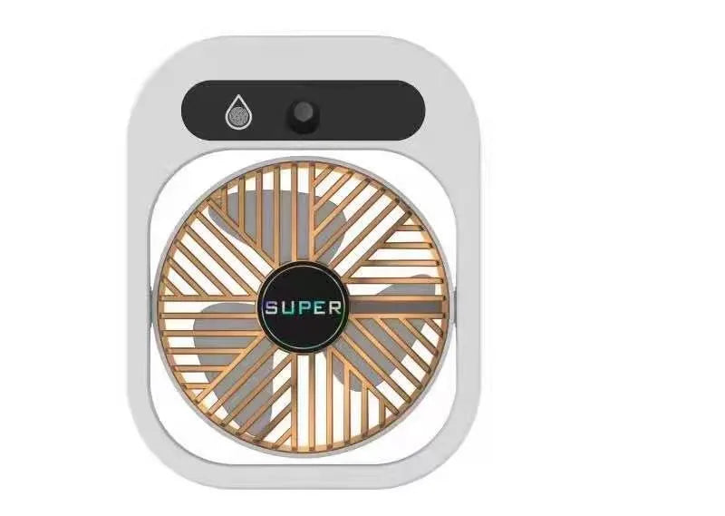 Air Conditioning Fan For Desk USB Rechargeable Misting Fan Air Cooler Portable Spray Fan With 3 Wind Speeds And Humidifier
