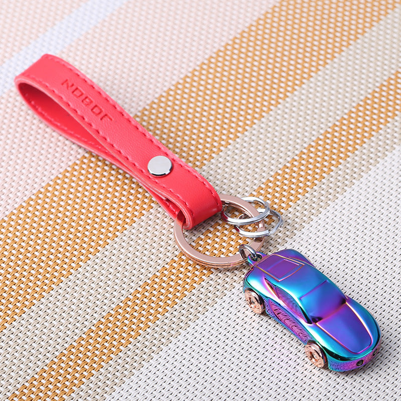 Heart-Shaped Keychain – Fashionable Couple Car Key Pendant for Unisex