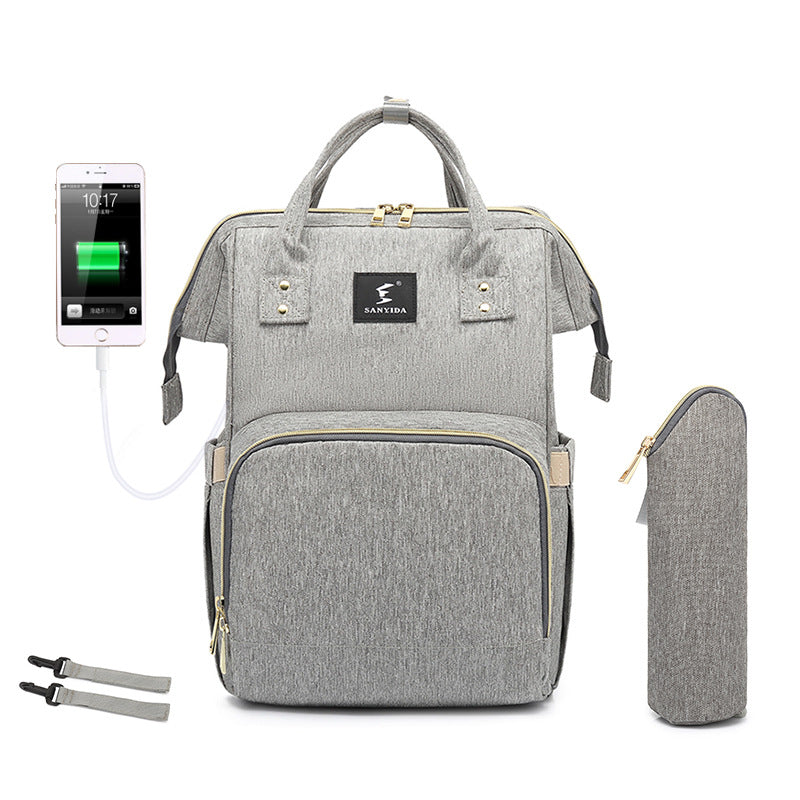 Diaper Bag Backpack – Multifunctional Travel Backpack for Maternity & Baby Changing with Large Capacity, Waterproof Design