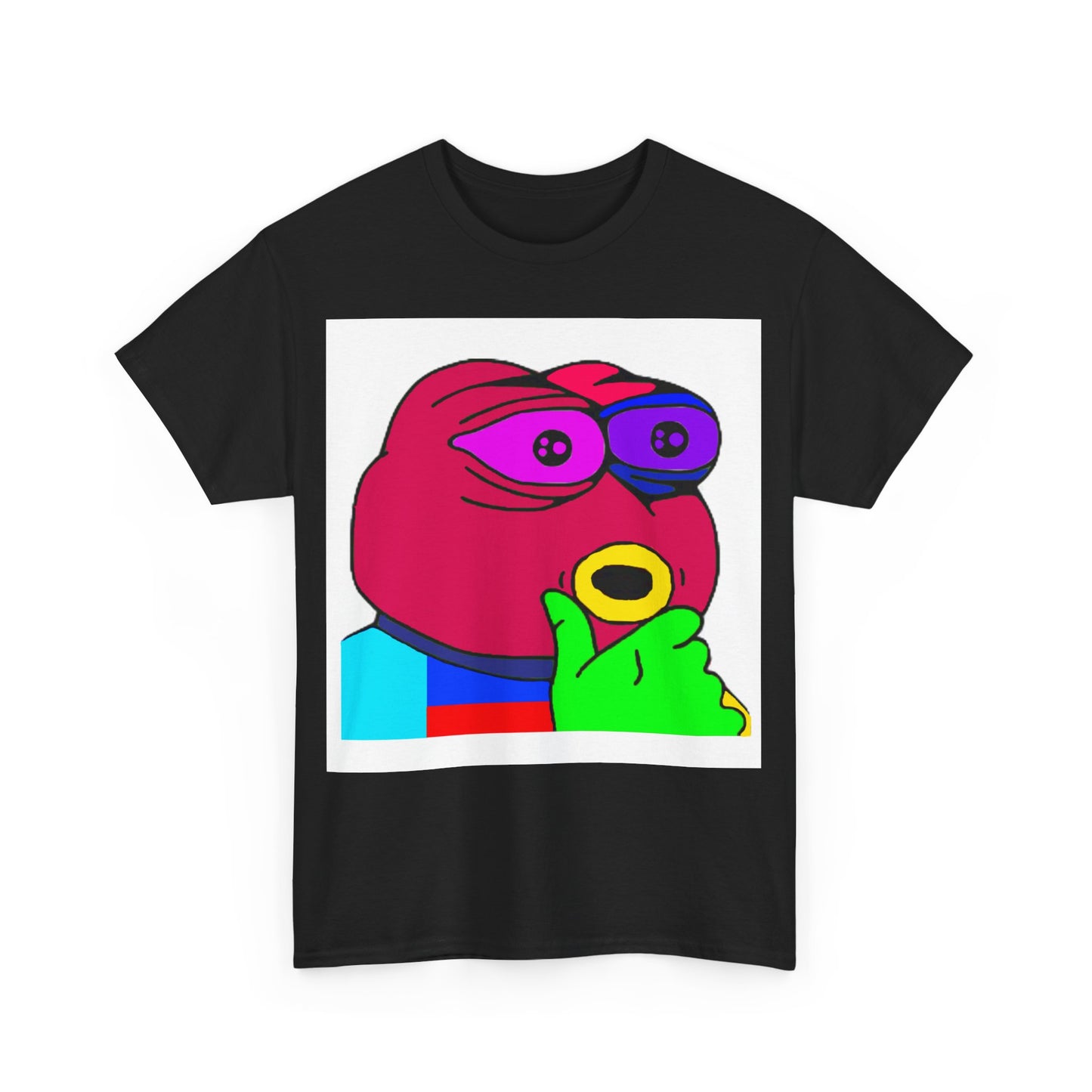 Frog Unisex Heavy Cotton Tee for Men and Women in Multiple Sizes