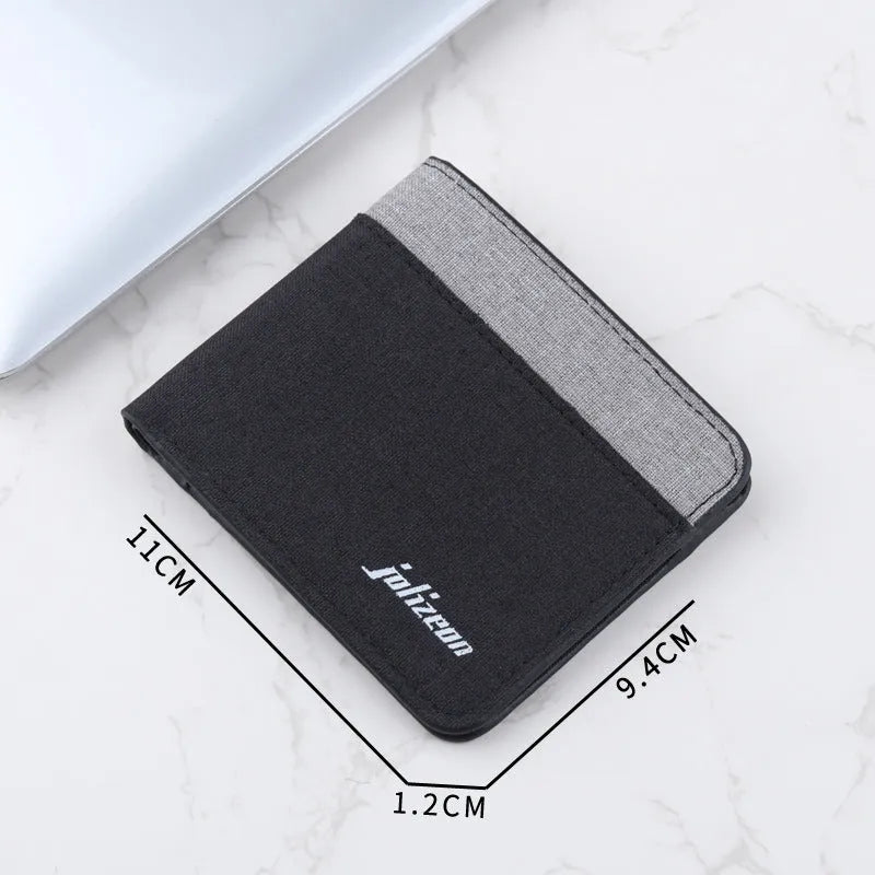 Personalized Trendy Niche Contrast Color Wallet for Men
