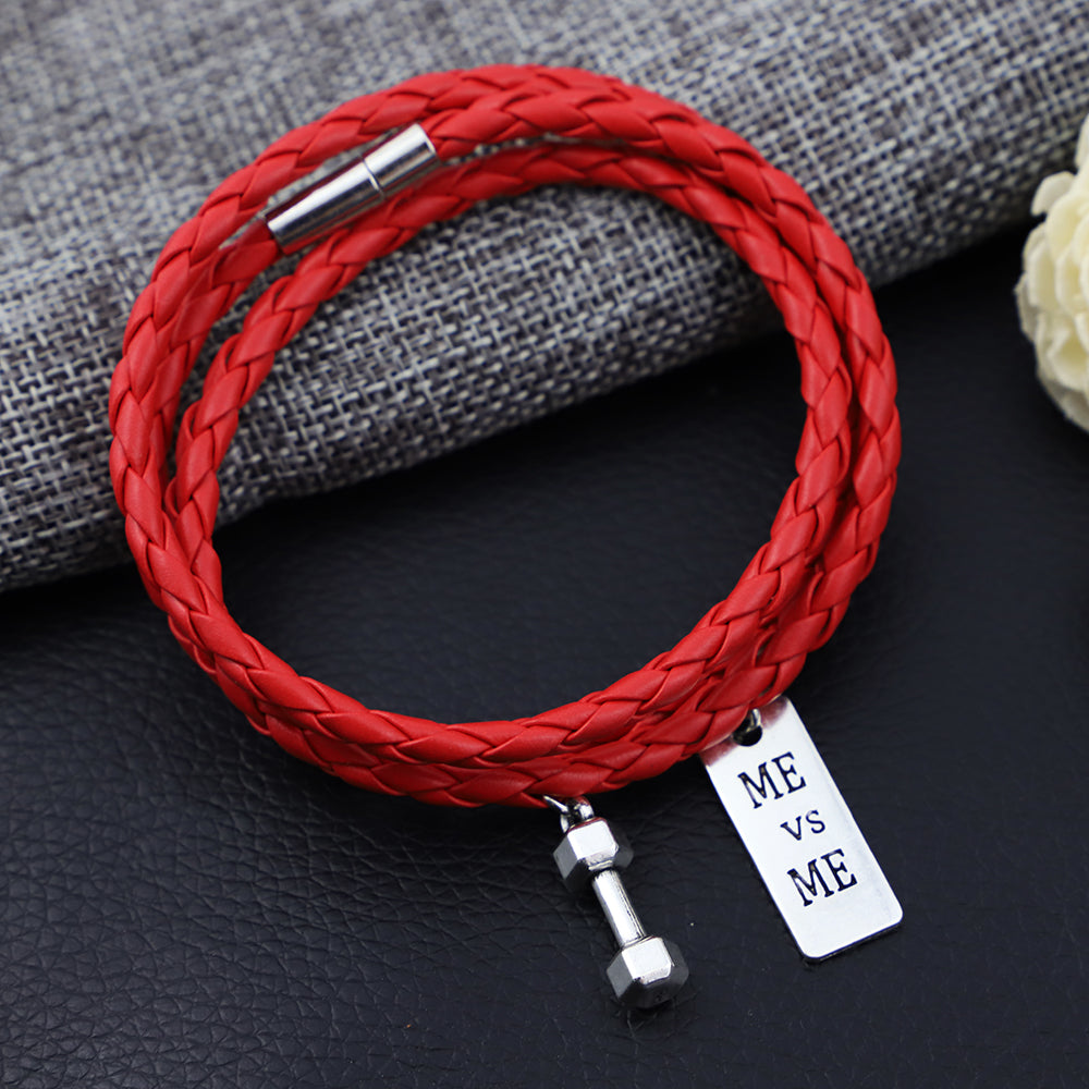 3 Laps Friendship Orange Leather Woven Women Jewelry Bangle Cuff Wristband 60CM PU Rope Bracelet